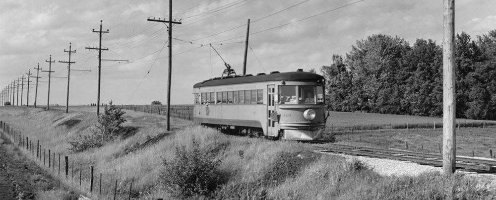 Photo of early CRANDIC passenger train