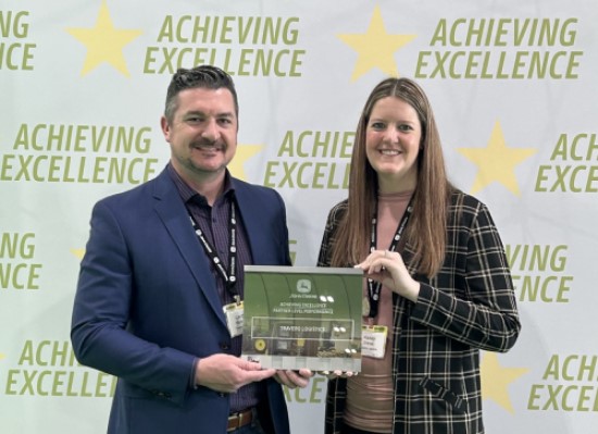 John Deere Achieving Excellence Partner-level award