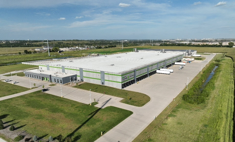 Aerial view of Logistics Park Cedar Rapids