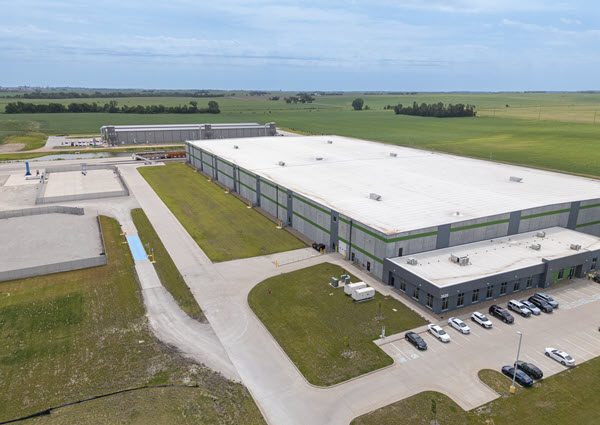 Logistics Park Cedar Rapids transloading area and laydown space June 2024