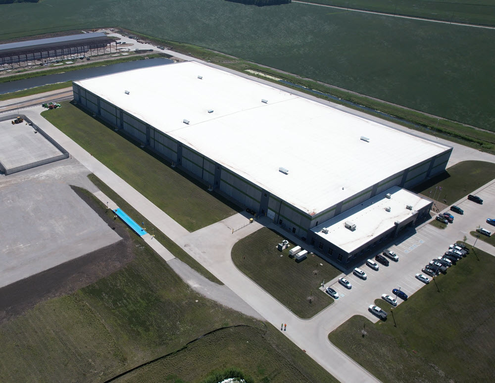 Aerial view of Logistics Park Cedar Rapids