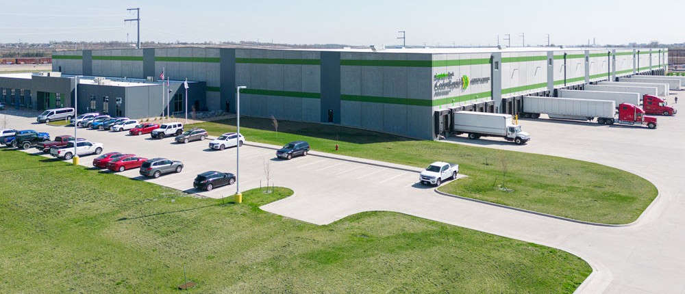 Aerial view of Travero facility