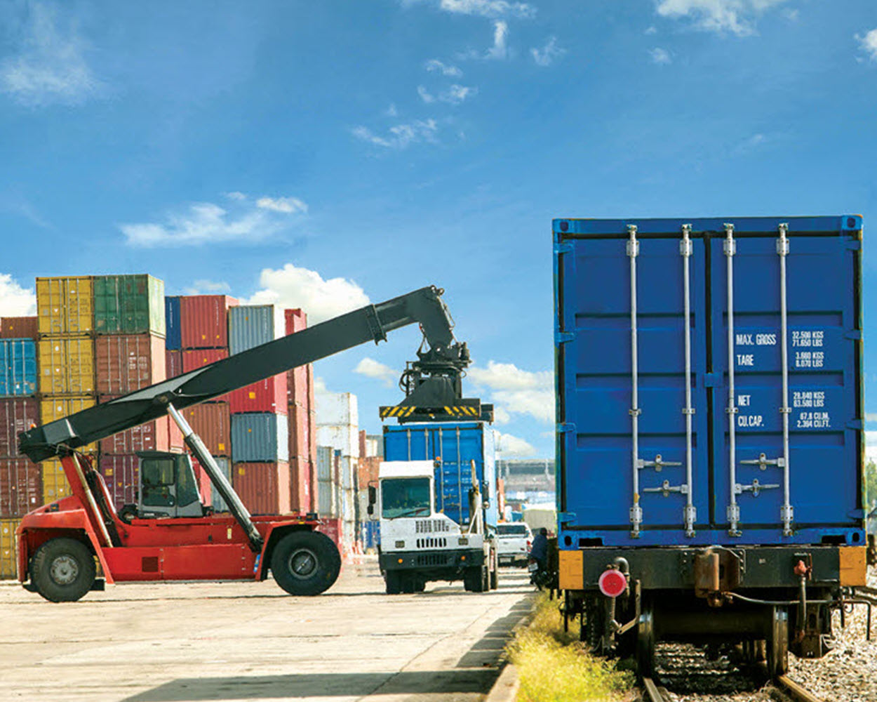 Transloading at a facility
