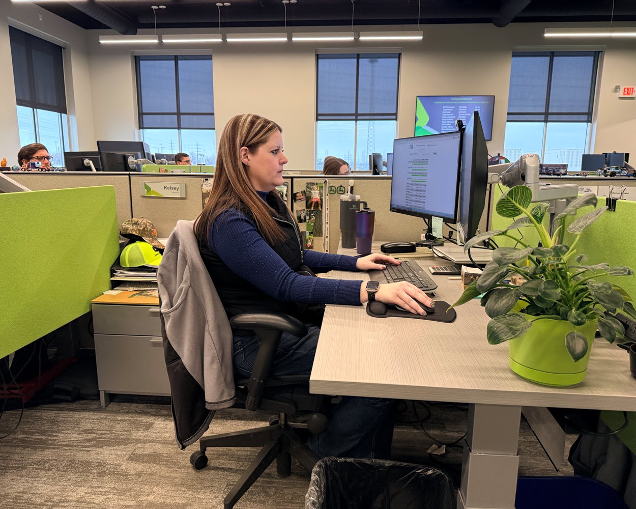 Travero Logistics employees in the office